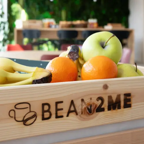 Corbeille de fruits livrée au bureau