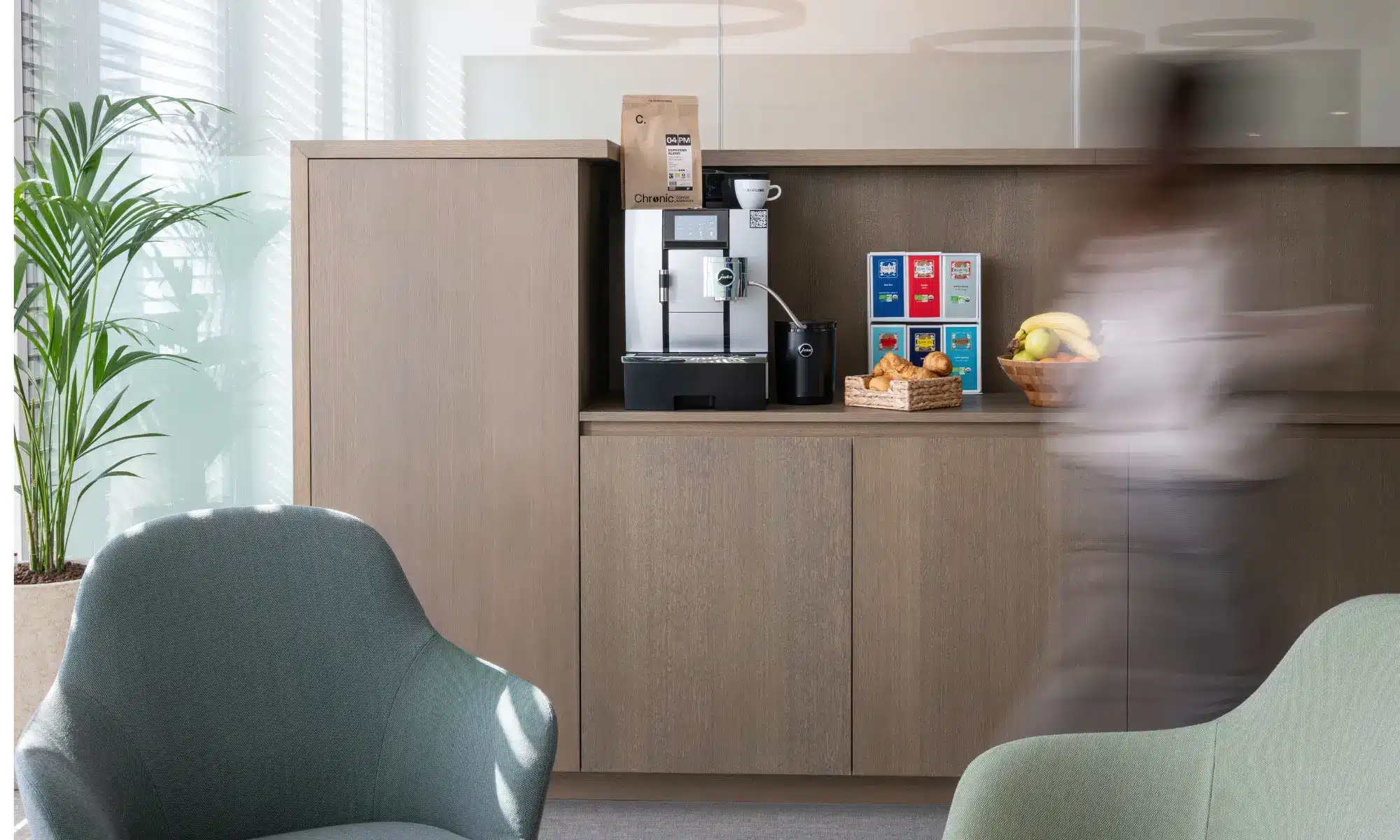 Office coffee corner managed by Bean2me